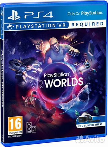 83512003306 Новая игра VR Worlds для PlayStation 4 (PS4)