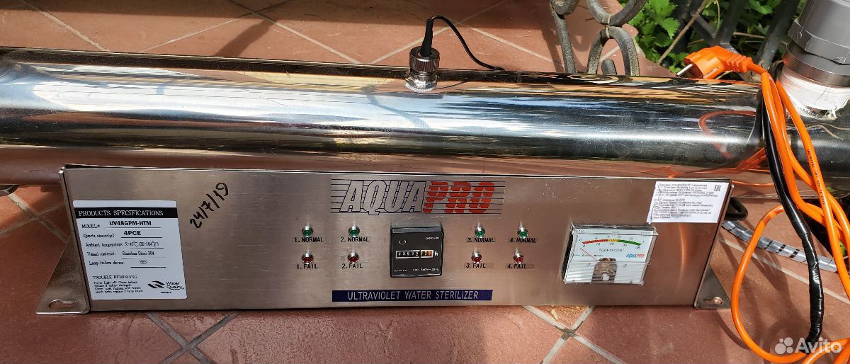 Ультрафиолетовый стерилизатор Aquapro UV 48-GPM-HT купить на Зозу.ру - фотография № 3