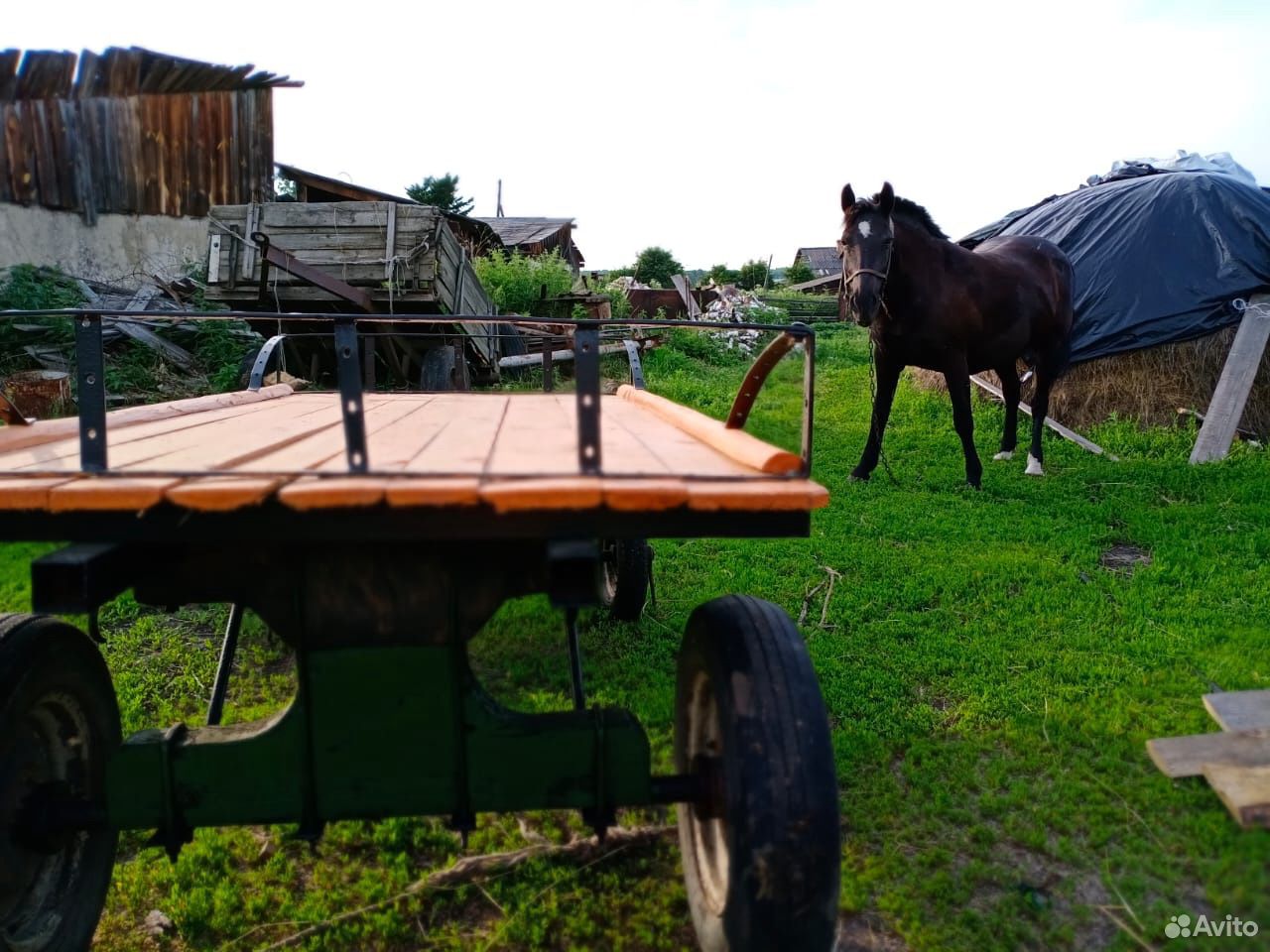 Телега для лошади купить на Зозу.ру - фотография № 5