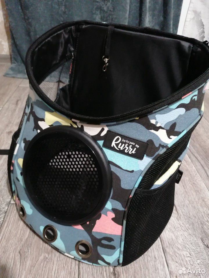 Рюкзак переноска для кошек и собак с иллюминатором купить на Зозу.ру - фотография № 4