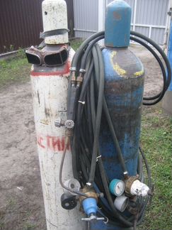 Комплект газосварки и газорезки - 5л, 10л, 40л