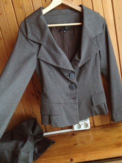 Костюм пиджак+ юбка, размер 40-42