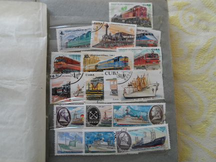 Коллекция марок почтовые