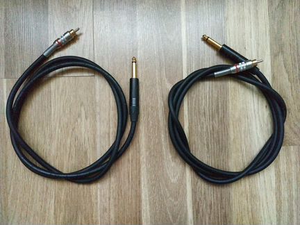 Инструментальный кабель Jack-RCA 2шт