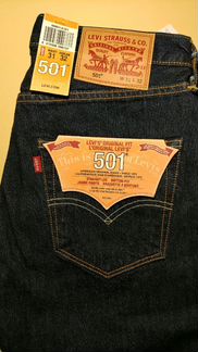 Levi's 501 Новые оригинальные джинсы