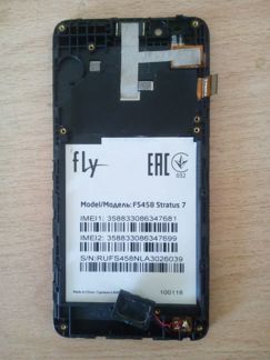 FLY FS458 Stratus дисплейный модуль (сенсор с экра