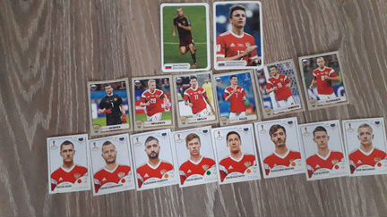Футбольные карточки сборной России по футболу 2018