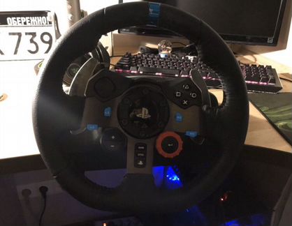 Игровой руль Logitech G29 Driving Force + Коробка
