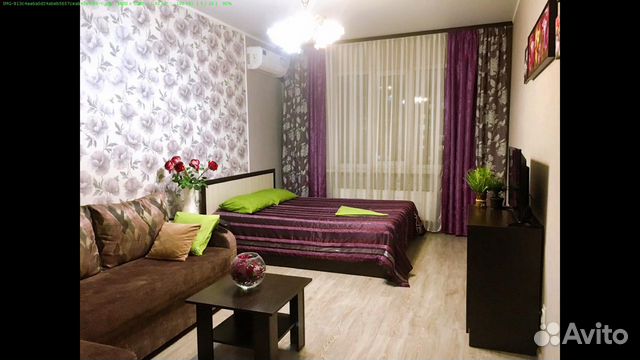 

1-к. квартира, 39 м², 2 кровати