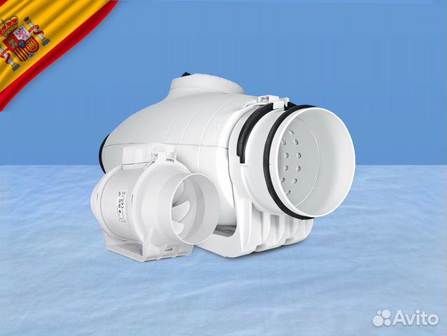 Бесшумный вентилятор канальный Soler Palau Испания