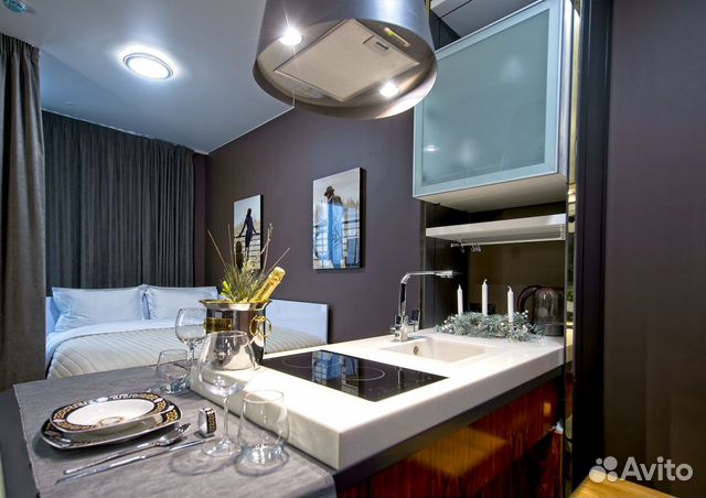 

Квартира-студия, 34 м², 1 кровать