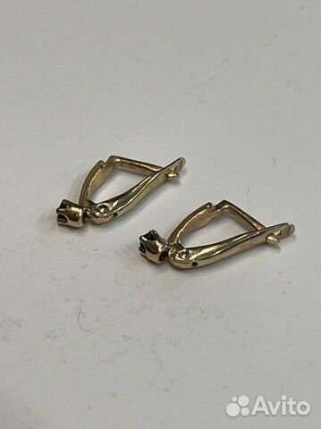 Золотые серьги 585 пробы