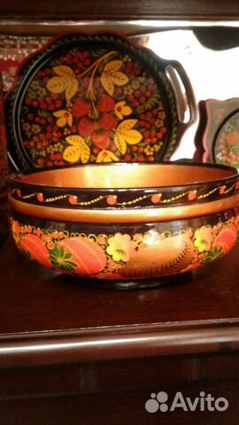 Чаша хохлома новая