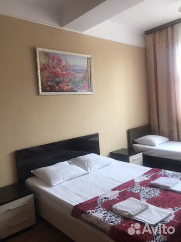 

1-к. квартира, 42 м², 3 кровати