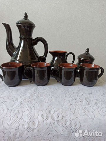 Сервиз кофейный и кувшины керамические