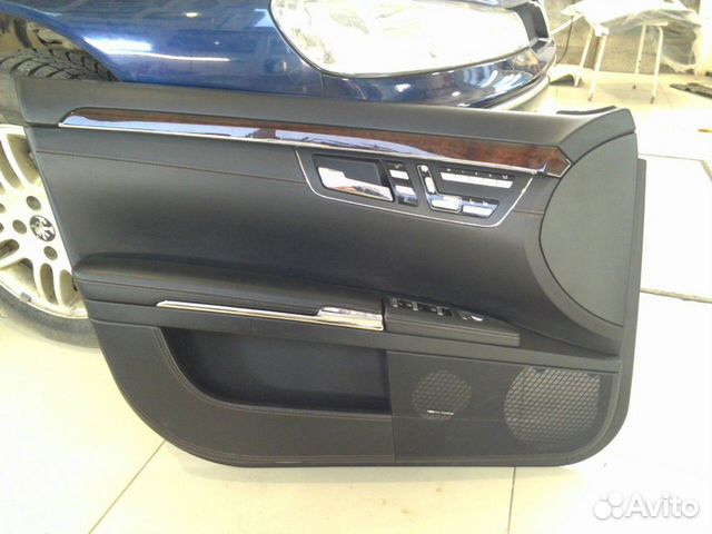 Мерседес W221.2005-2013г.Обшивка двери пер.левой