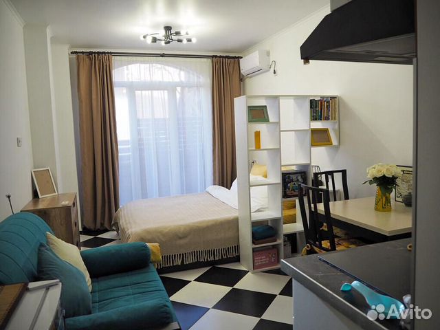 

Квартира-студия, 30 м², 2 кровати