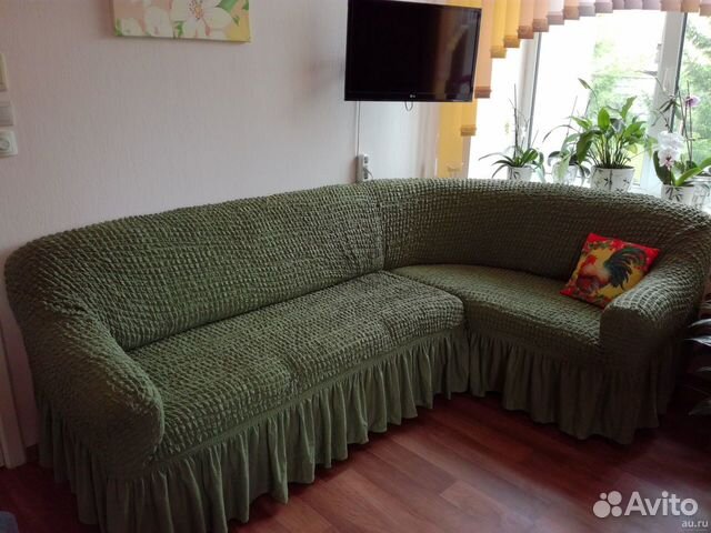 Чехол на угловой диван