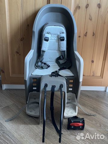 Велокресло baby seat Polisport Guppy Maxi brown/cr