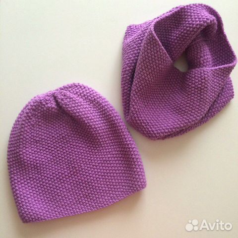 Шапка «рис» и снуд