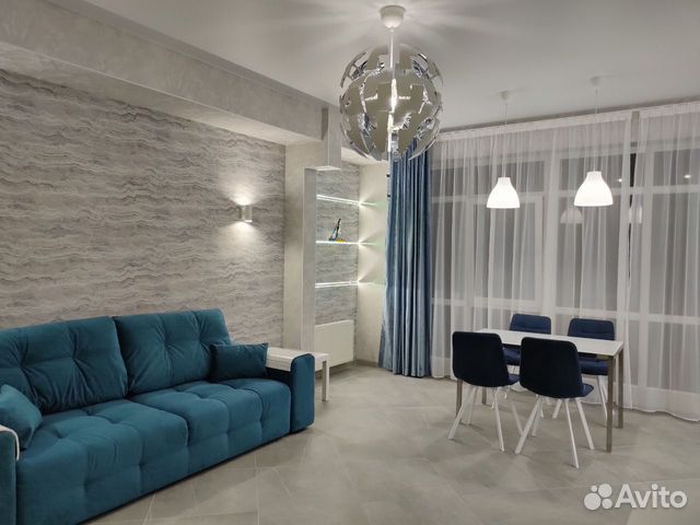

1-к. квартира, 55 м², 2 кровати