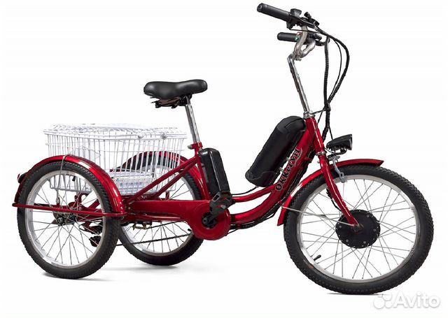 Электровелосипед трехколесный взрослый 350W 20