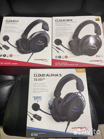 Наушники Hyperx cloud новые