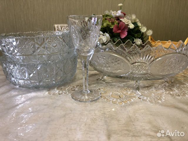 Ваза хрусталь