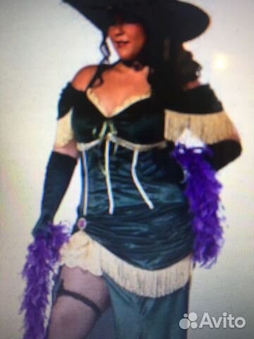 Карнавальный костюм Хозяйка кабаре,салуна 52-54р