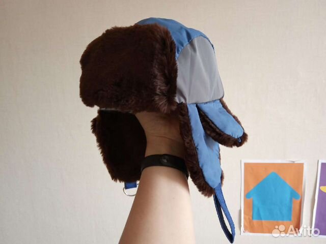 Шапка ушанка для фотосессии