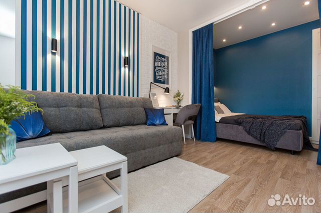 

1-к. квартира, 45 м², 3 кровати
