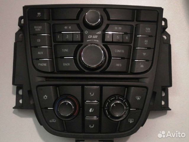Блок управления магнитолой и печкой Astra J