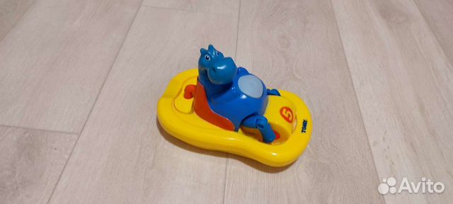 Бегемот Музыкальная игрушка для ванной