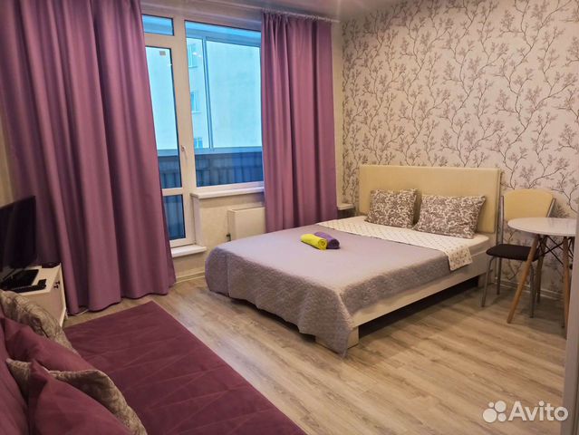 

Квартира-студия, 30 м², 2 кровати