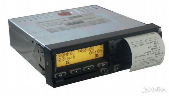 Тахограф с скзи