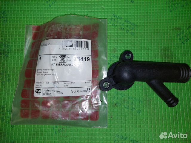 Фланец системы охлаждения Febi 28419