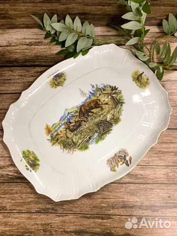 Поднос 40 см Охота Бнрнадотт