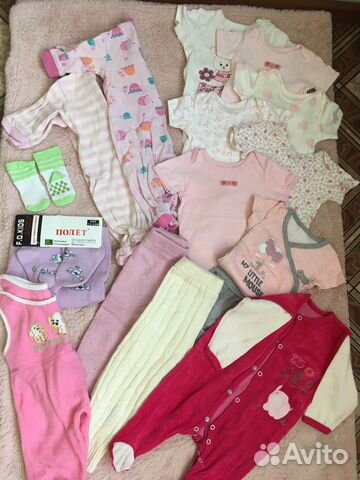 Вещи пакетом на девочку