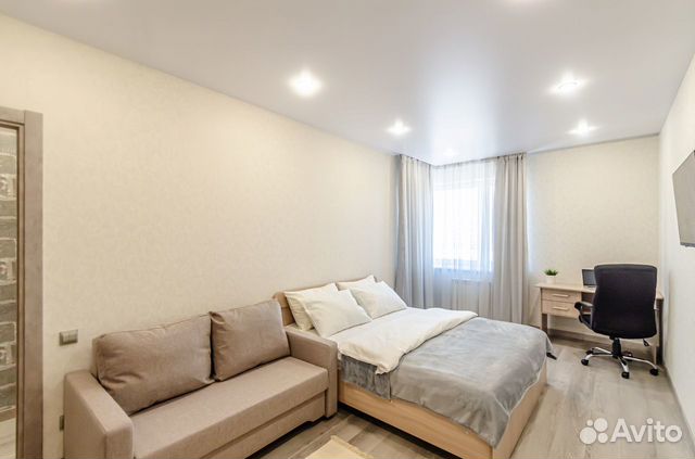 

1-к. квартира, 43 м², 2 кровати