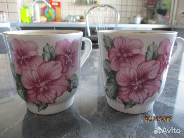 Красивые большие бокалы из СССР