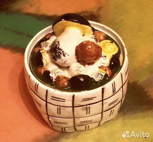 Лукошко Фигурки фарфор фаянс винтаж СССР