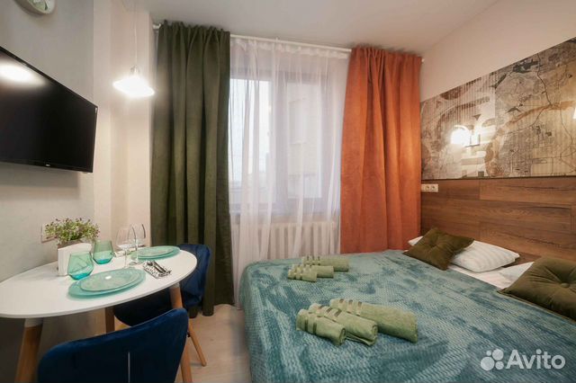 

Квартира-студия, 12 м², 1 кровать