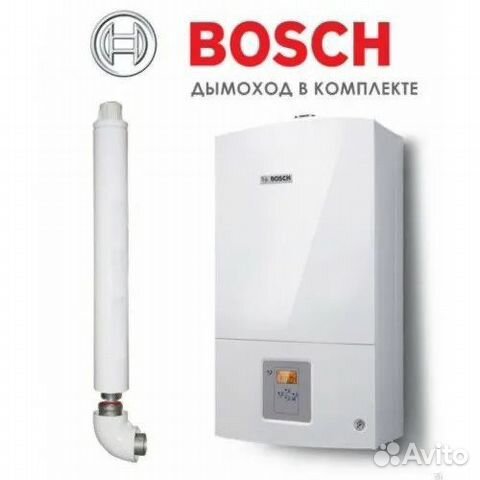 Настенный газовый котел Bosch WBN6000-24C+ дымоход