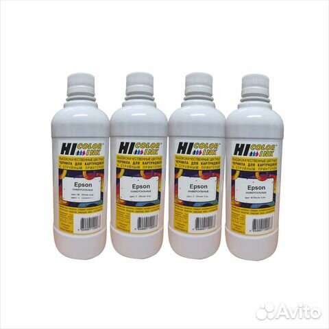 Чернила на Epson комплект из 4 цветов по 0.5 литра