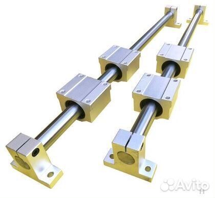 Круглые линейные направляющие и каретки SC