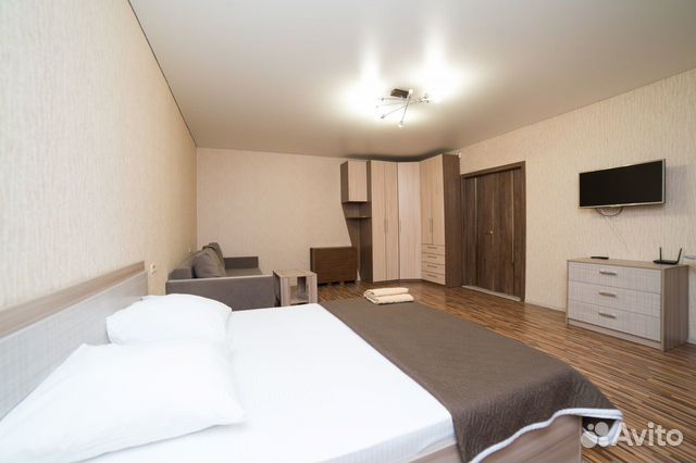 

1-к. квартира, 52 м², 3 кровати