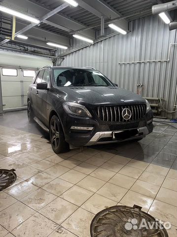 Решетка радиатора Mercedes ML W166 AMG