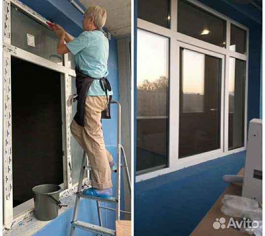 Мытье окон / балконов / балконных блоков