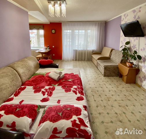 

1-к. квартира, 50 м², 3 кровати