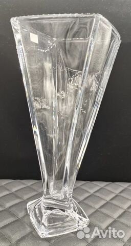 Хрустальная ваза Богемия 28 см